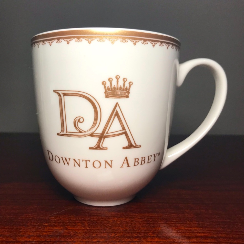 Downton Abbey DA Crown Cup Mug World Market LE 2014 USED 4" tall Ceramic